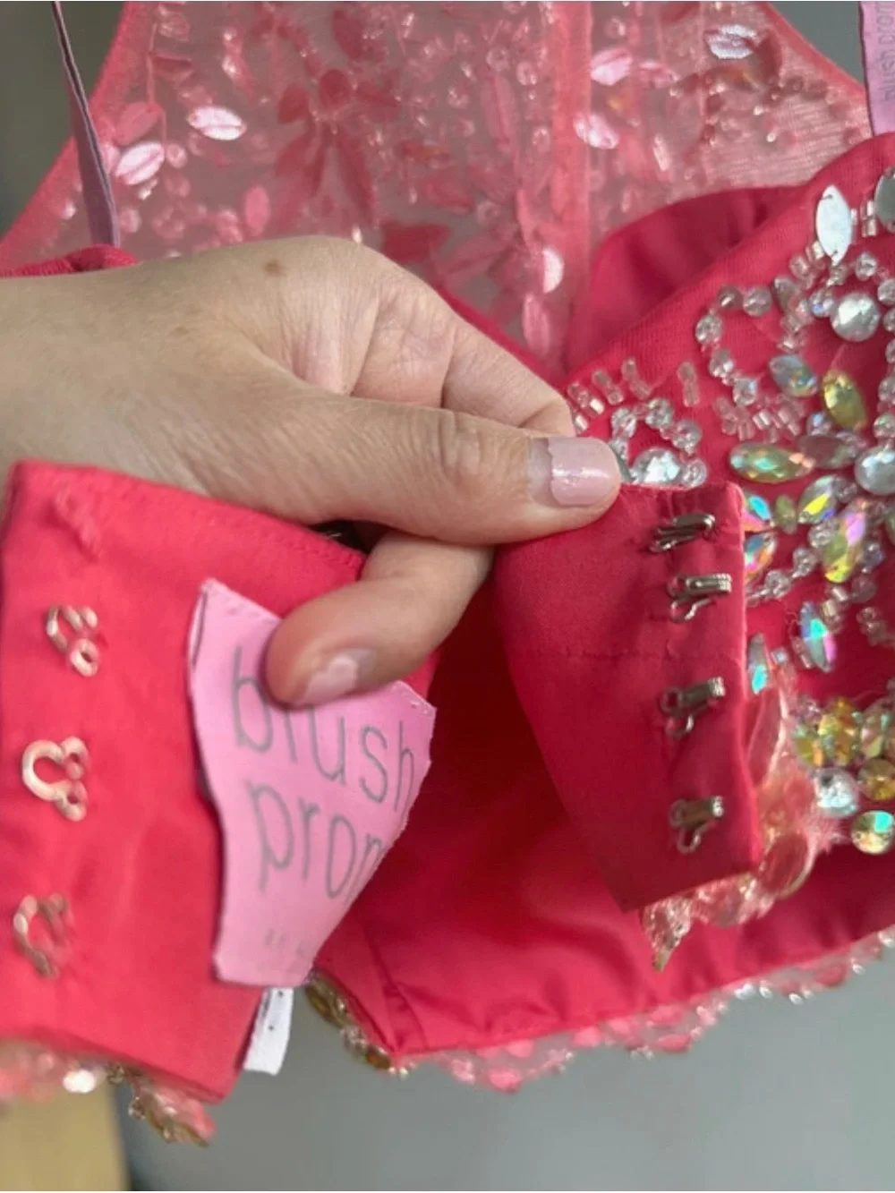 Blush Prom gem pink
